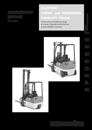 Elektrische vorkheftrucks Komatsu FB 12 M 2 R