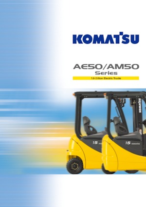 Elektrische vorkheftrucks Komatsu FB18-12