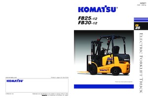 Elektrische vorkheftrucks Komatsu FB25-12