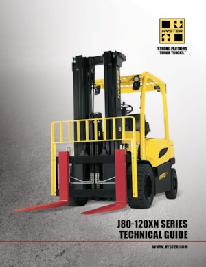 Elektrische vorkheftrucks Hyster J120XN