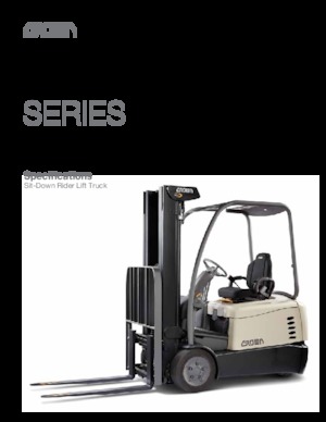 Elektrische vorkheftrucks Crown SC 524X-40