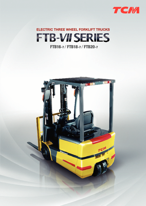 Elektrische vorkheftrucks TCM FTB 16-7