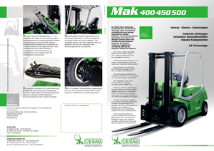 Elektrische vorkheftrucks Cesab MAK 500 AC
