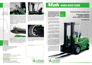 Elektrische vorkheftrucks Cesab MAK 450 AC