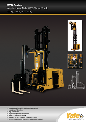 Elektrische zijladers Yale MTC15 SWB