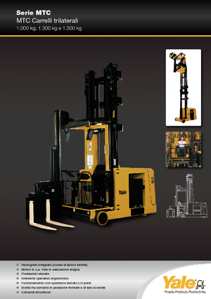 Elektrische zijladers Yale MTC15 SWB