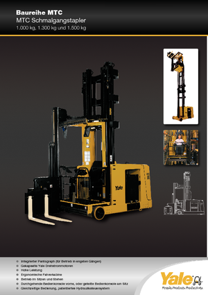 Elektrische zijladers Yale MTC13