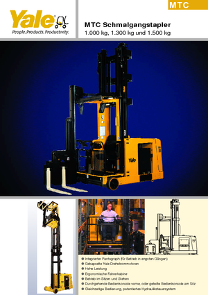 Elektrische zijladers Yale MTC10