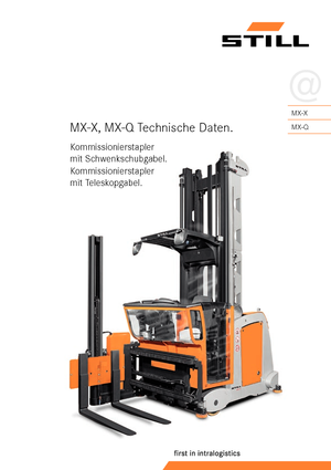 Elektrische zijladers Still MX-X