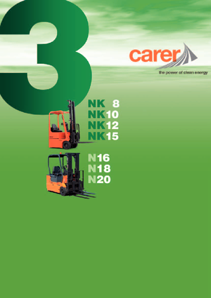 Elektrische vorkheftrucks Carer N 18-3 ac