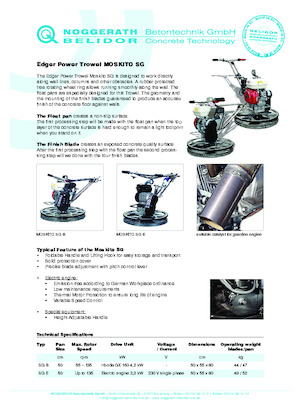 Betonmolens Belidor-Noggerath Moskito SG