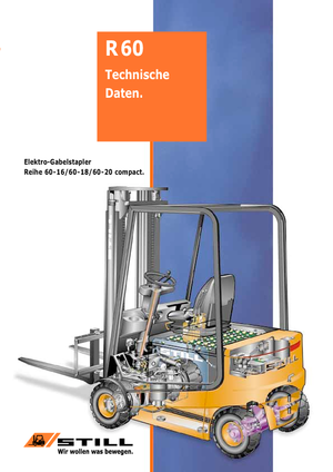 Elektrische vorkheftrucks Still R 60-20 C