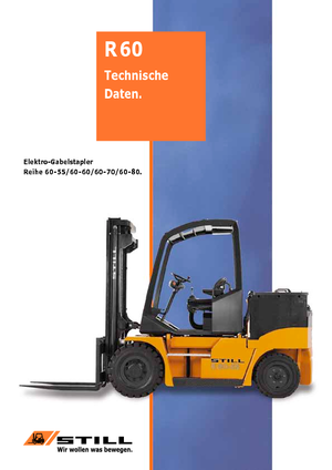 Elektrische vorkheftrucks Still R 60-60