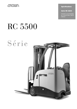 Elektrische vorkheftrucks Crown RC 5530 1,5