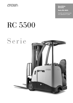 Elektrische vorkheftrucks Crown RC 5530 1,5