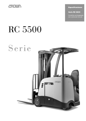 Elektrische vorkheftrucks Crown RC 5540 1.8