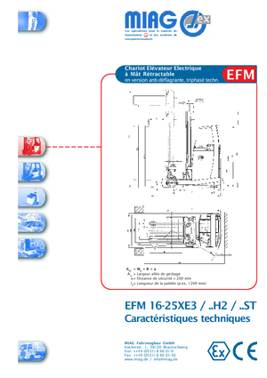Explosieveilige elektrische reachtrucks Miag EFM 20 XE 3