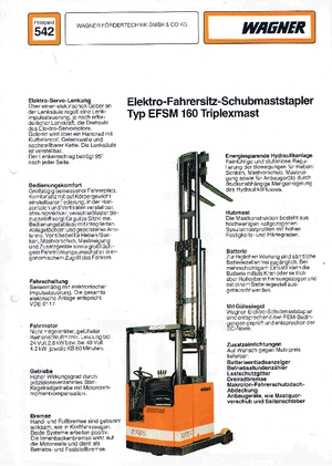 Reachtrucks Still-Wagner EFSM 160 TE