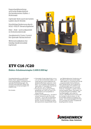 Reachtrucks Jungheinrich ETV C20