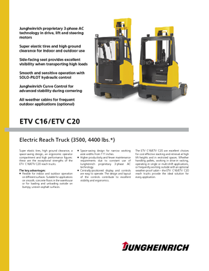 Reachtrucks Jungheinrich ETV C20