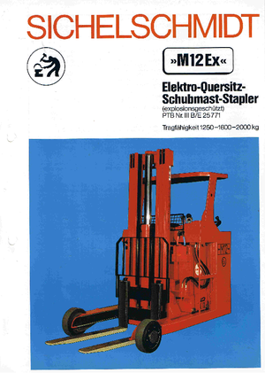 Explosieveilige elektrische reachtrucks Sichelschmidt M 1216 EEx