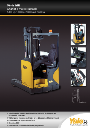Explosieveilige elektrische reachtrucks Yale MR 20 W-Ex