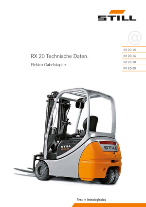 Elektrische vorkheftrucks Still RX 20-20 P