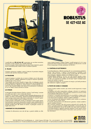Elektrische vorkheftrucks Nuova Detas SE 427 AC