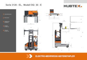 Elektrische zijladers Hubtex DS 30 EL