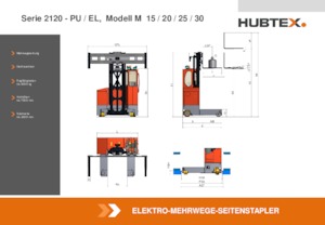 Elektrische zijladers Hubtex M 30
