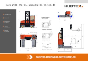 Elektrische zijladers Hubtex M 35