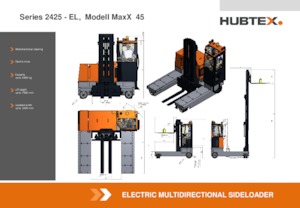 Elektrische zijladers Hubtex MaxX 45 EL