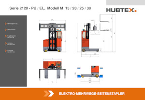 Elektrische zijladers Hubtex MQ 20