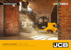 Elektrische telescoopladers JCB TLT 30-19E  