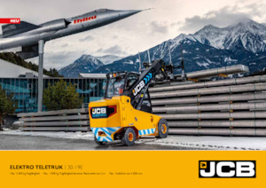 Elektrische telescoopladers JCB 30-19E 