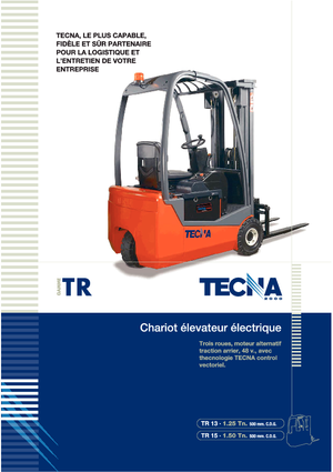 Elektrische vorkheftrucks Tecna TR 15