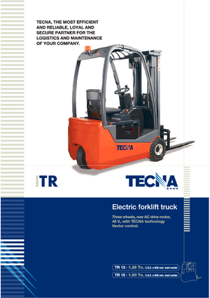 Elektrische vorkheftrucks Tecna TR 15