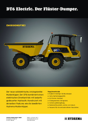 Elektrische wieldumpers Hydrema DT6