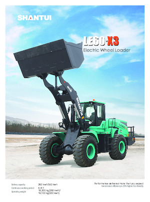 Electrische wielladers Shantui LE60-X3