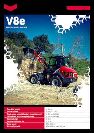 Electrische wielladers Yanmar V 8e