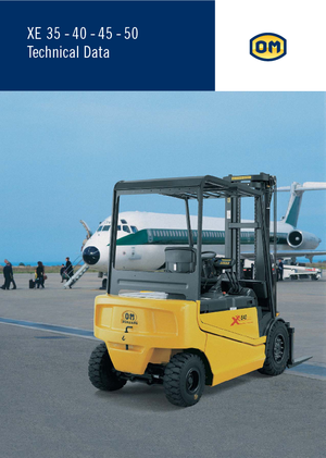 Elektrische vorkheftrucks OM XE 35