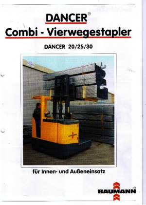 Elektrische Multidirectionele Vorkheftrucks Baumann Dancer 25/12/33
