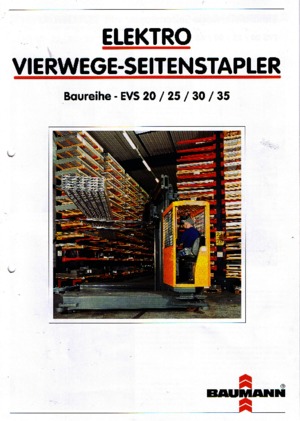 Elektrische Multidirectionele Vorkheftrucks Baumann EVS 30/14/33