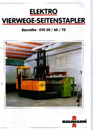 Elektrische Multidirectionele Vorkheftrucks Baumann EVS 60/16/33