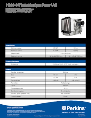 Motoren Perkins 1104C-44T
