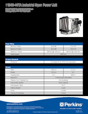Motoren Perkins 1104C-44TA