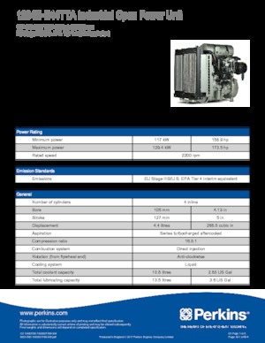 Motoren Perkins 1204E-E44TTA