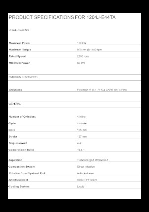 Motoren Perkins 1204J-E44TA