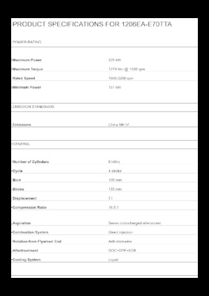 Motoren Perkins 1206EA-E70TTA