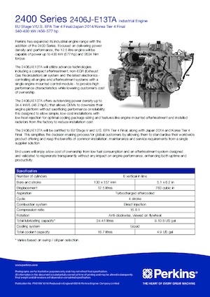 Motoren Perkins 2406J-E13TA